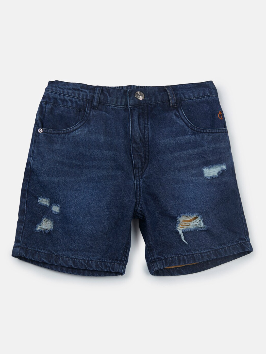 

Gini and Jony Boys Navy Blue Washed Denim Shorts