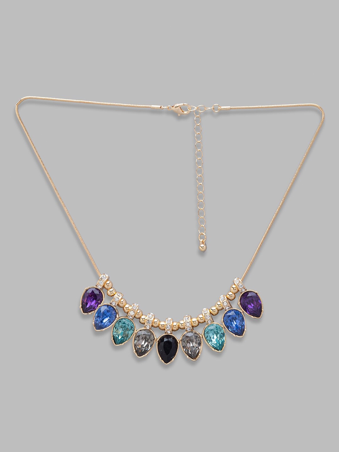 

Globus Blue & Gold-Plated Necklace