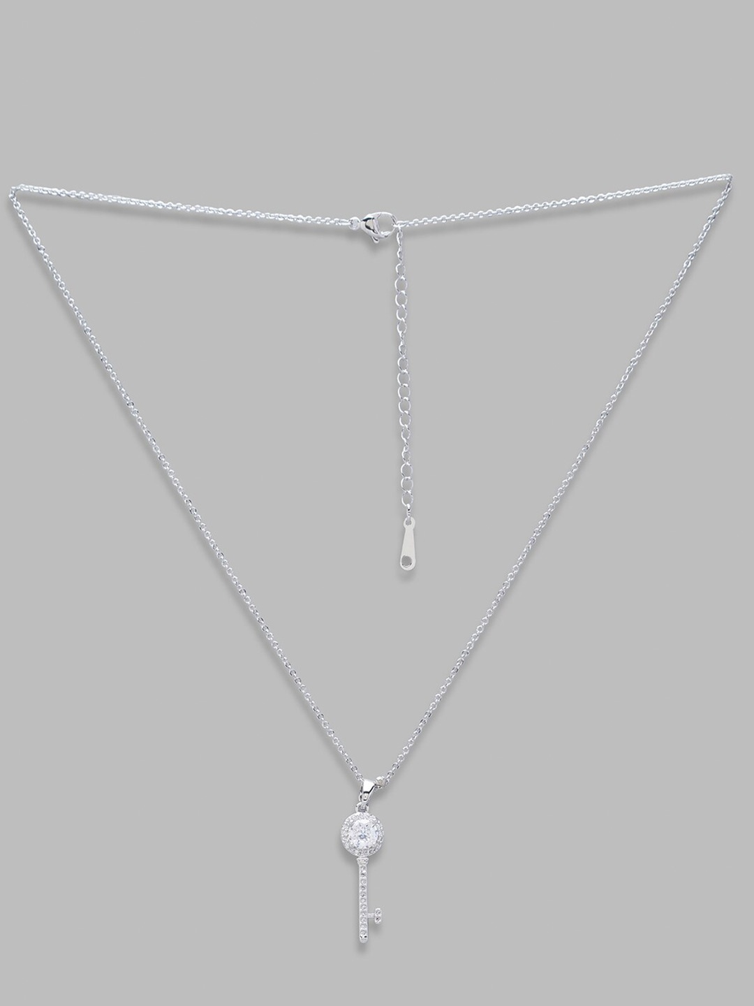 

Globus Silver-Toned Silver-Plated Necklace