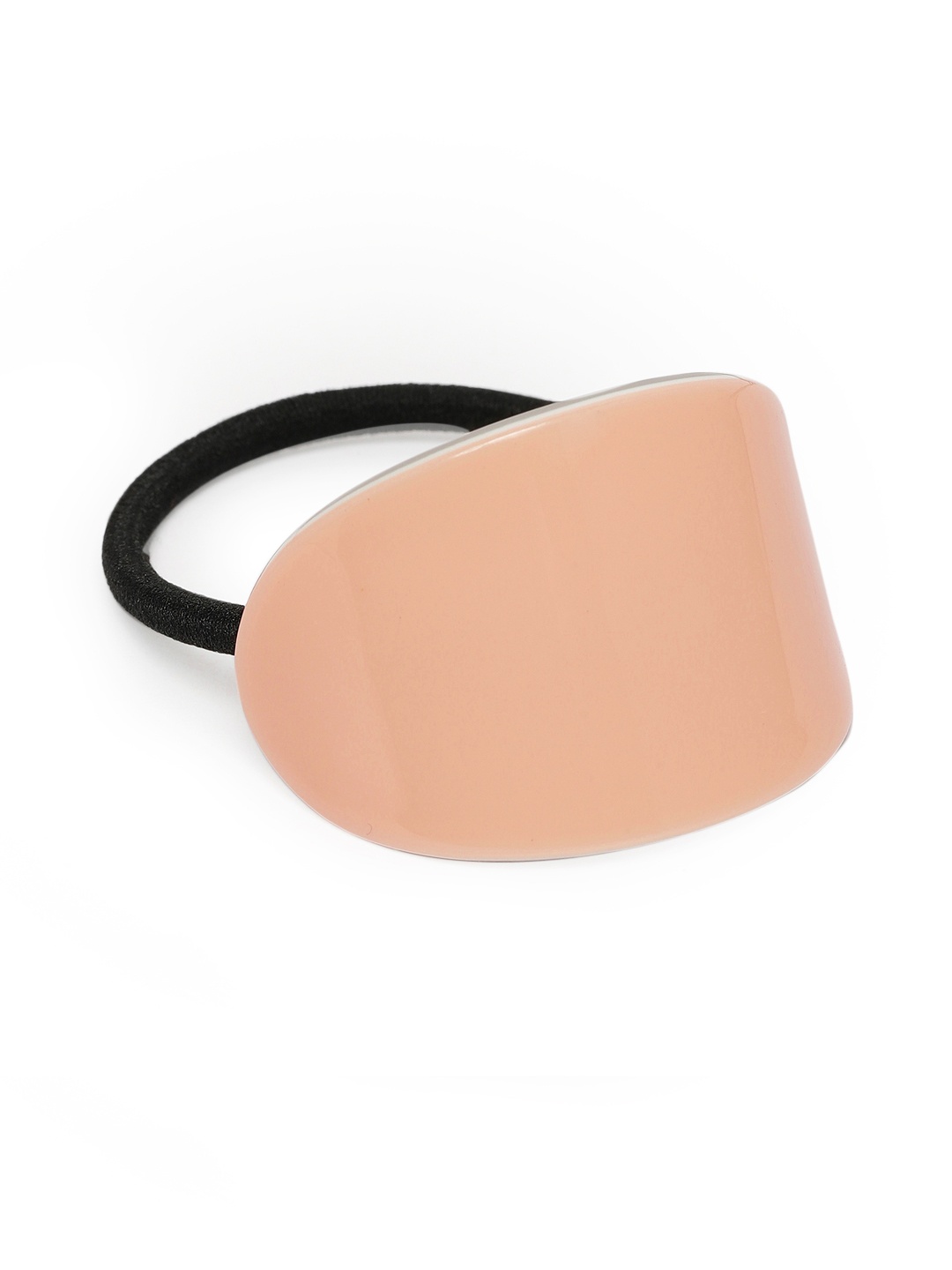 

bebe Women Peach Pink & Black Ponytail Holder