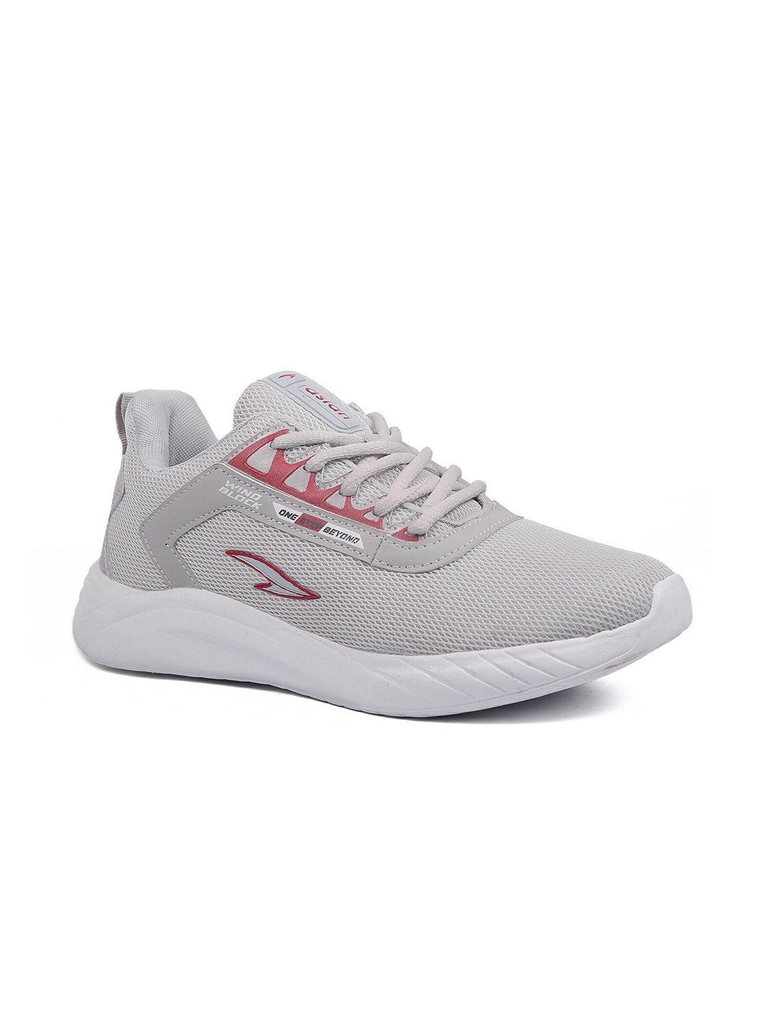 

ASIAN Men Grey Mesh Running Shoes