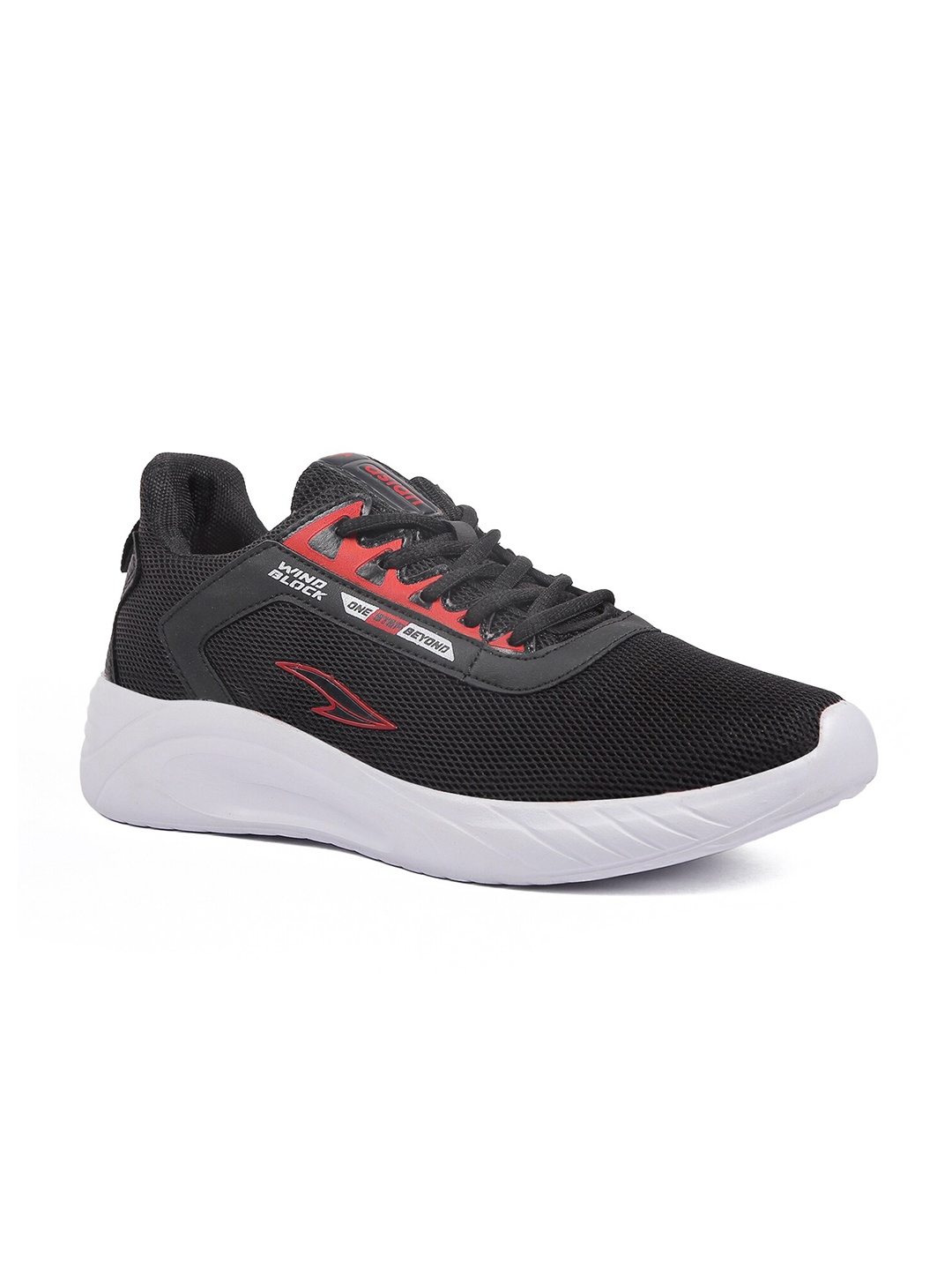 

ASIAN Men Black Mesh Running Shoes