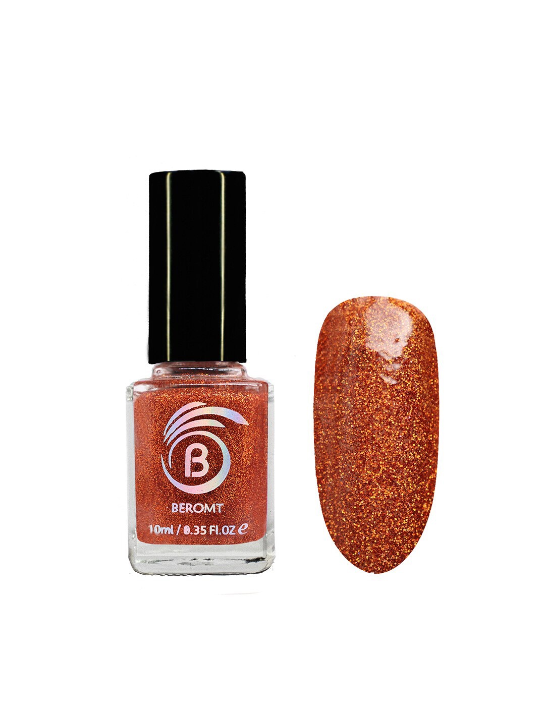 

BEROMT Holographic Alcohol-Free Nail Polish 10 ml - Sugar Beer BNP528, Red