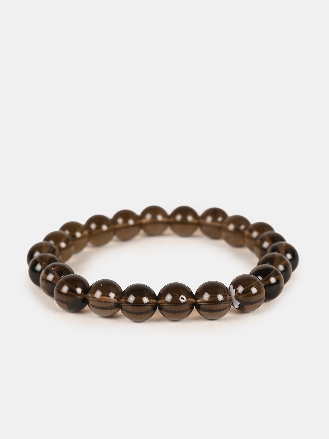 

BuckleUp Unisex Brown Crystals Wraparound Bracelet
