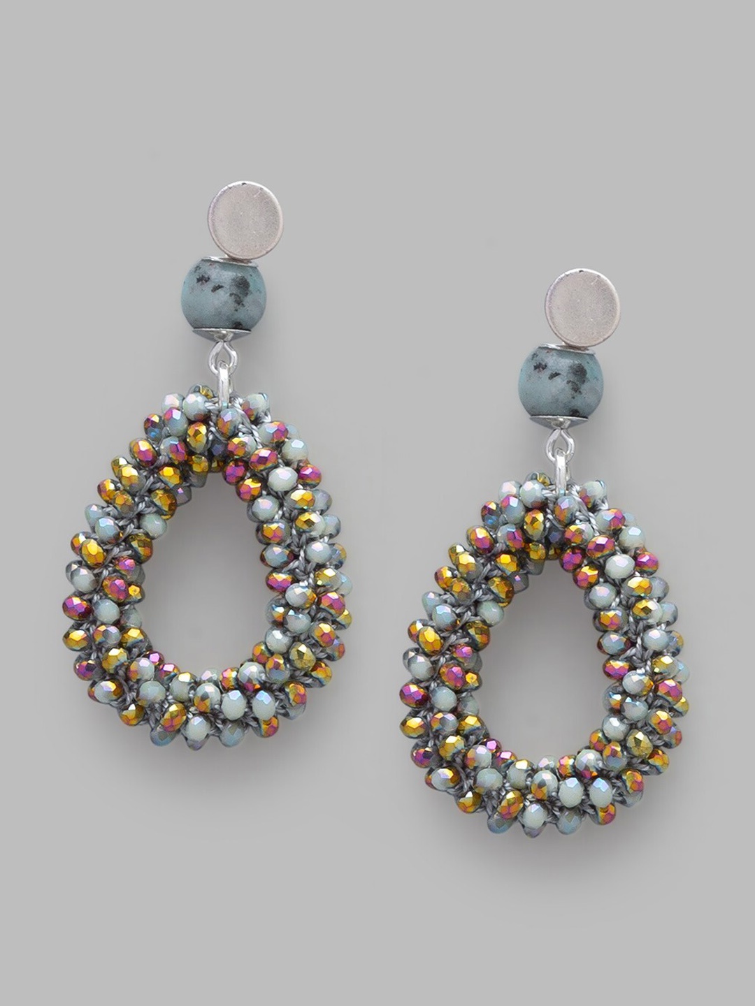 

Globus Gold-Toned Geometric Drop Earrings