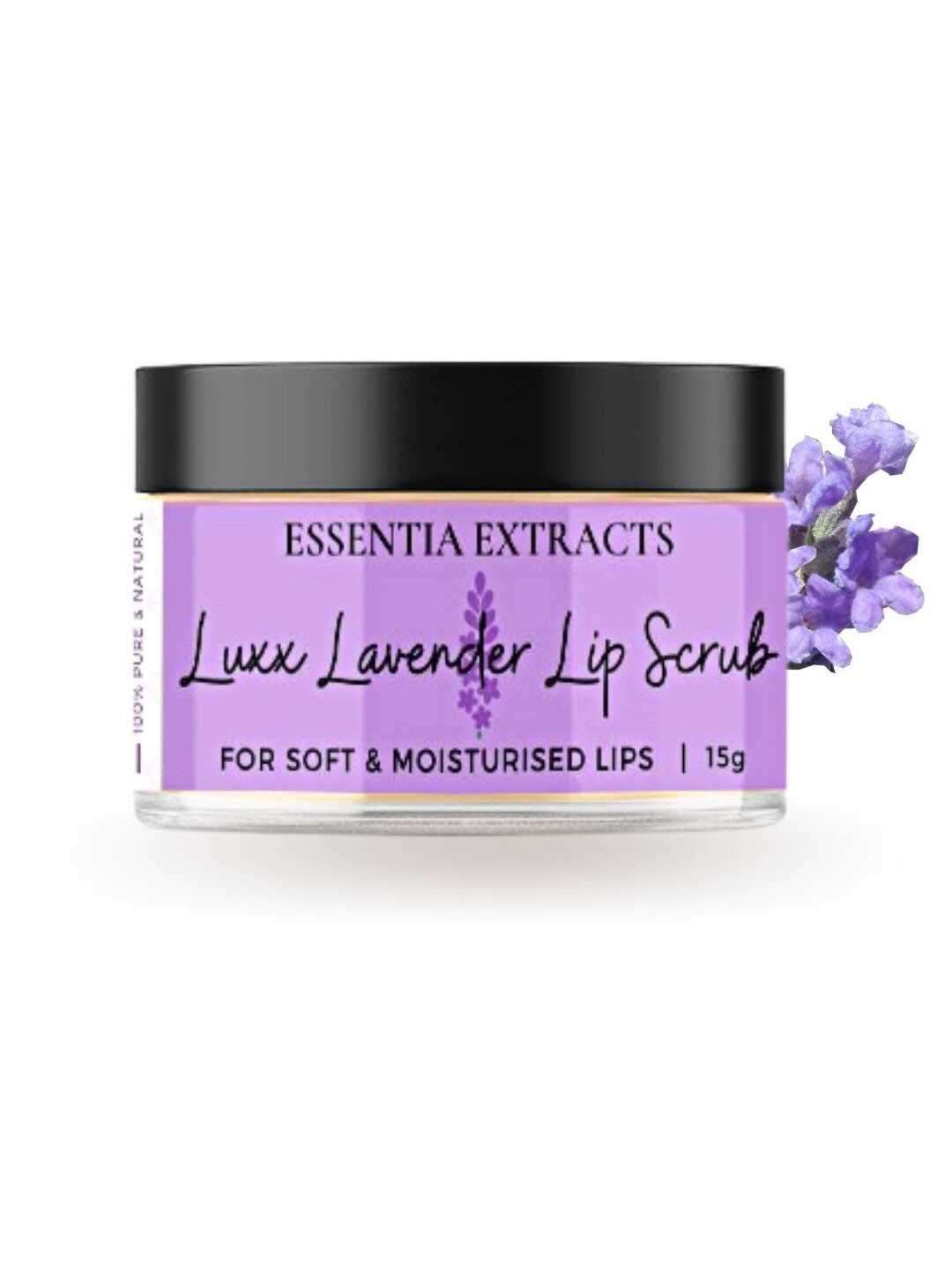 

ESSENTIA EXTRACTS Luxx Lavender Lip Scrub for Soft & Moisturised Lips -15 g
