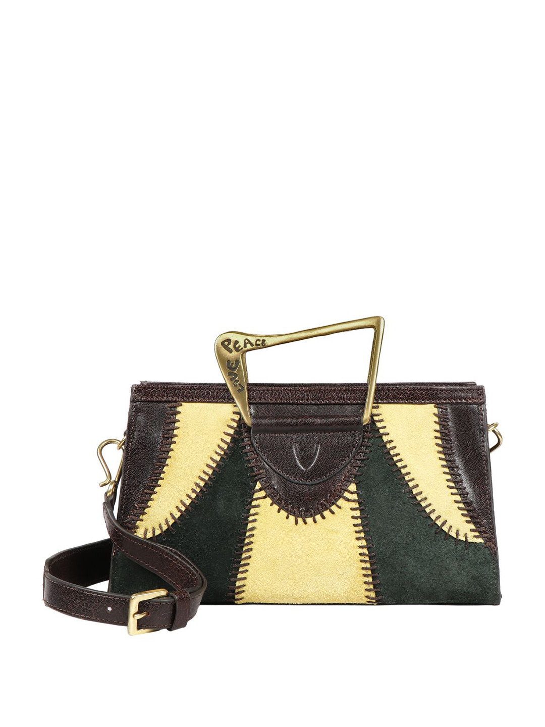 

Hidesign Brown Animal Leather Shopper Handheld Bag