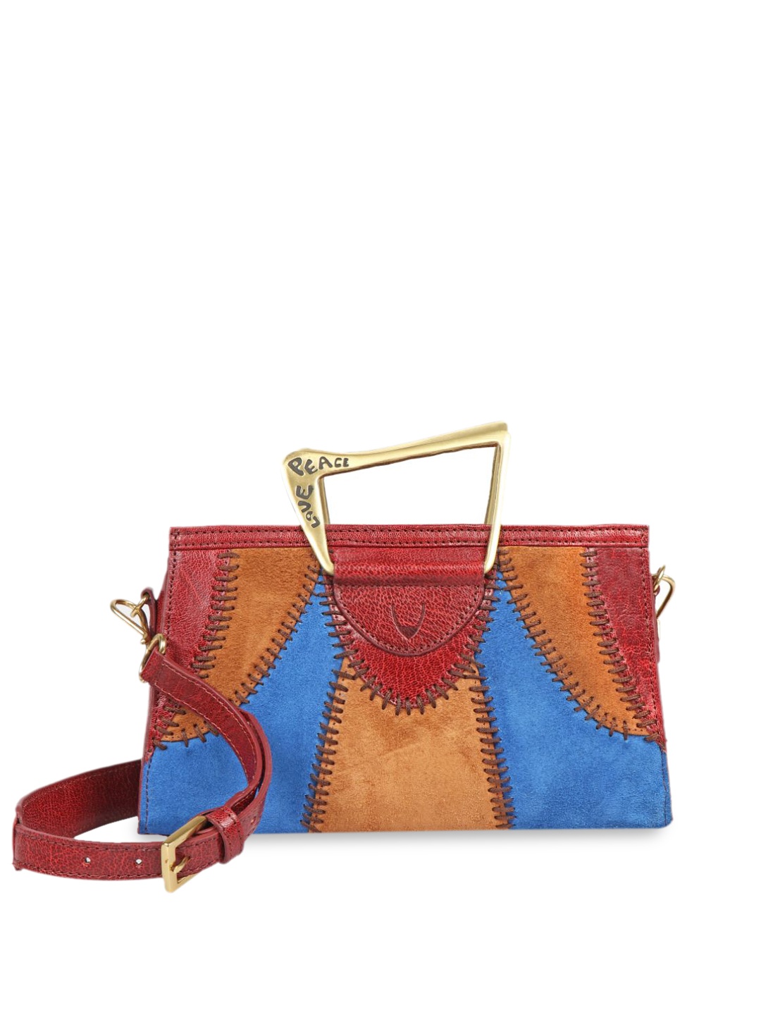 

Hidesign Red Leather Swagger Sling Bag