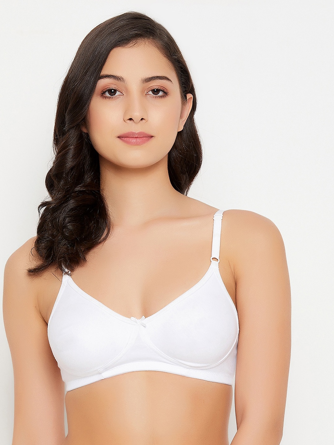 

Clovia White Non wired Non- Padded T-Shirt Bra