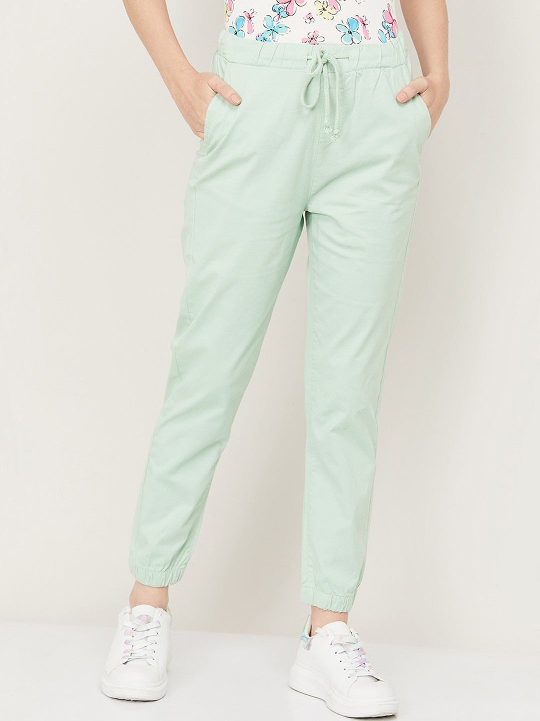 

Bossini Women Green Joggers Trousers