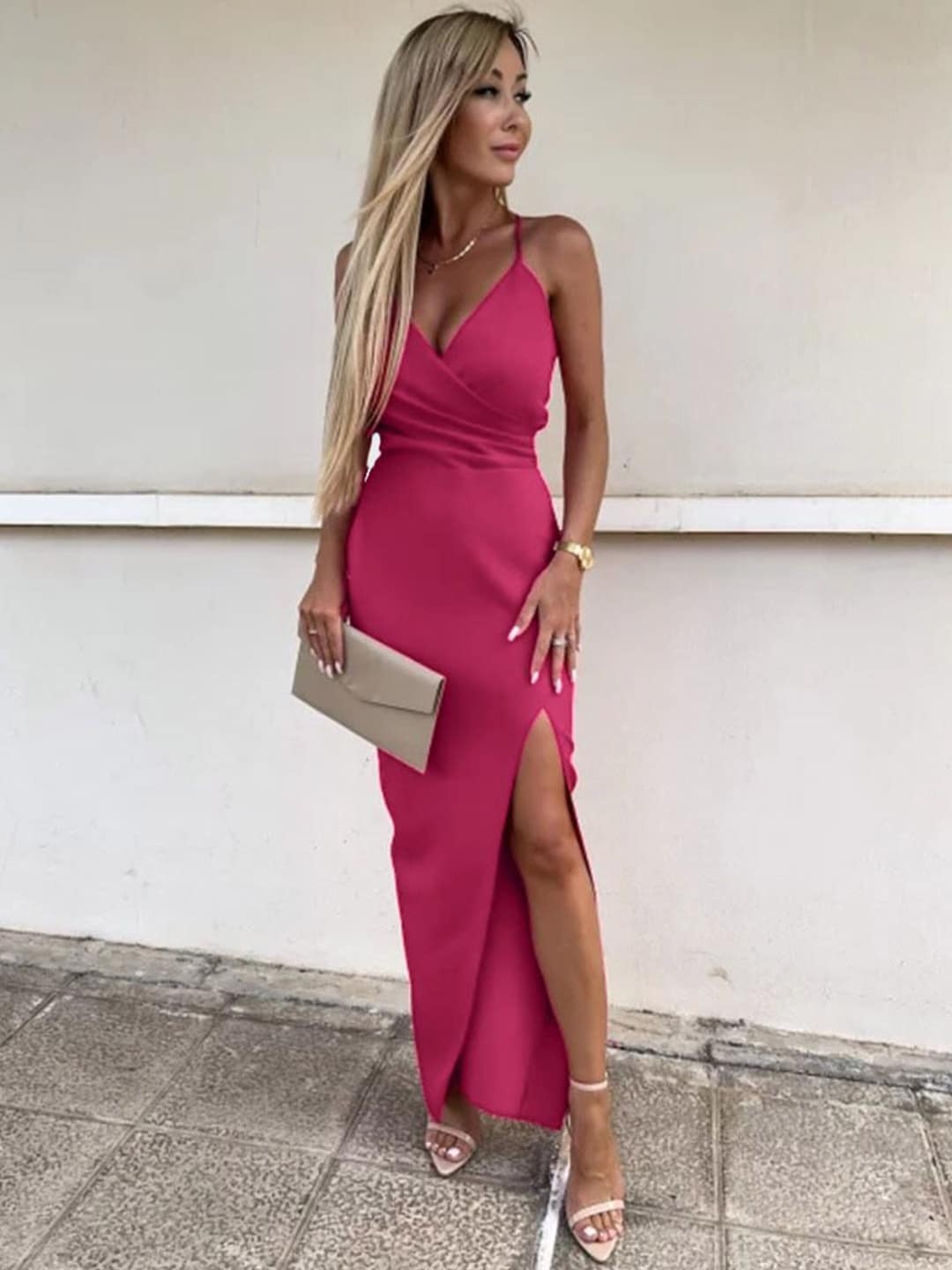 

BoStreet Pink Maxi Dress
