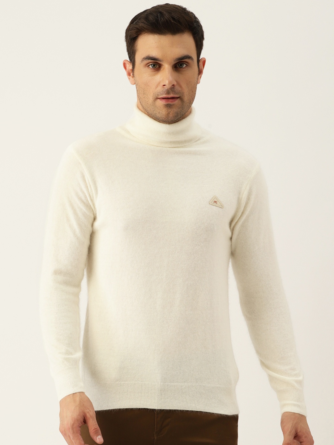 

Monte Carlo Turtle Neck Pullover, White