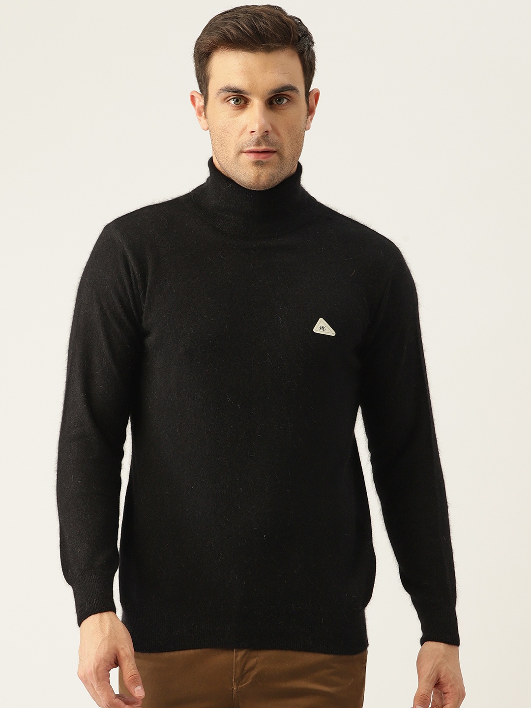 

Monte Carlo Turtle Neck Pullover, Black