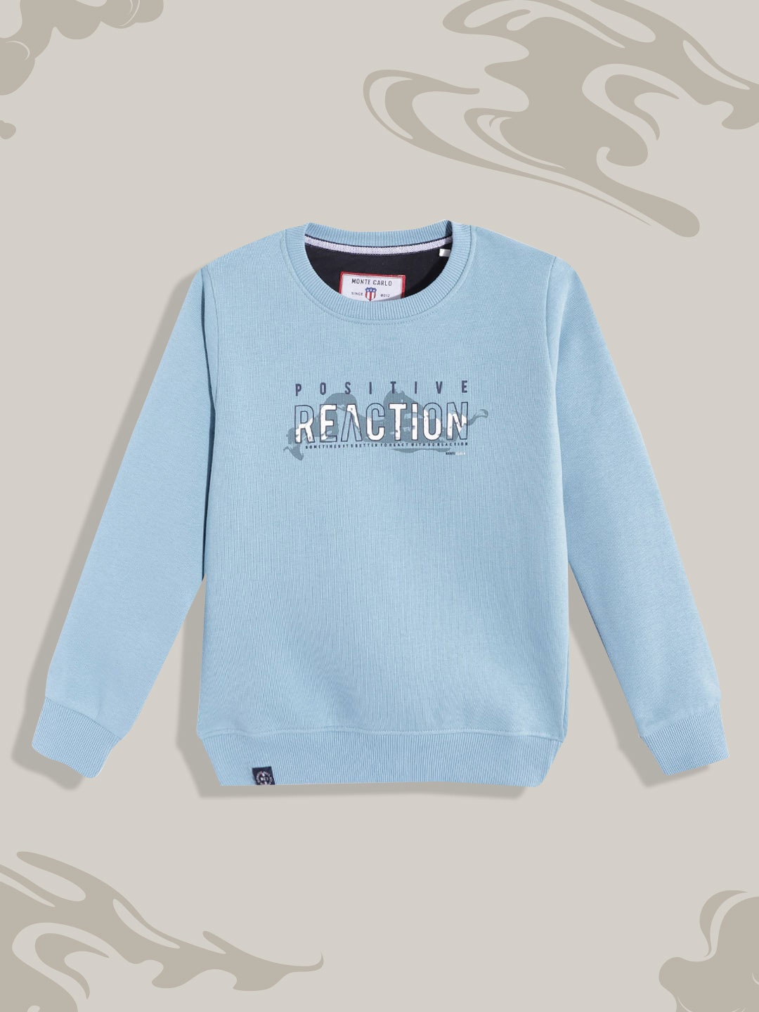 

Monte Carlo Boys Blue Solid Sweatshirt