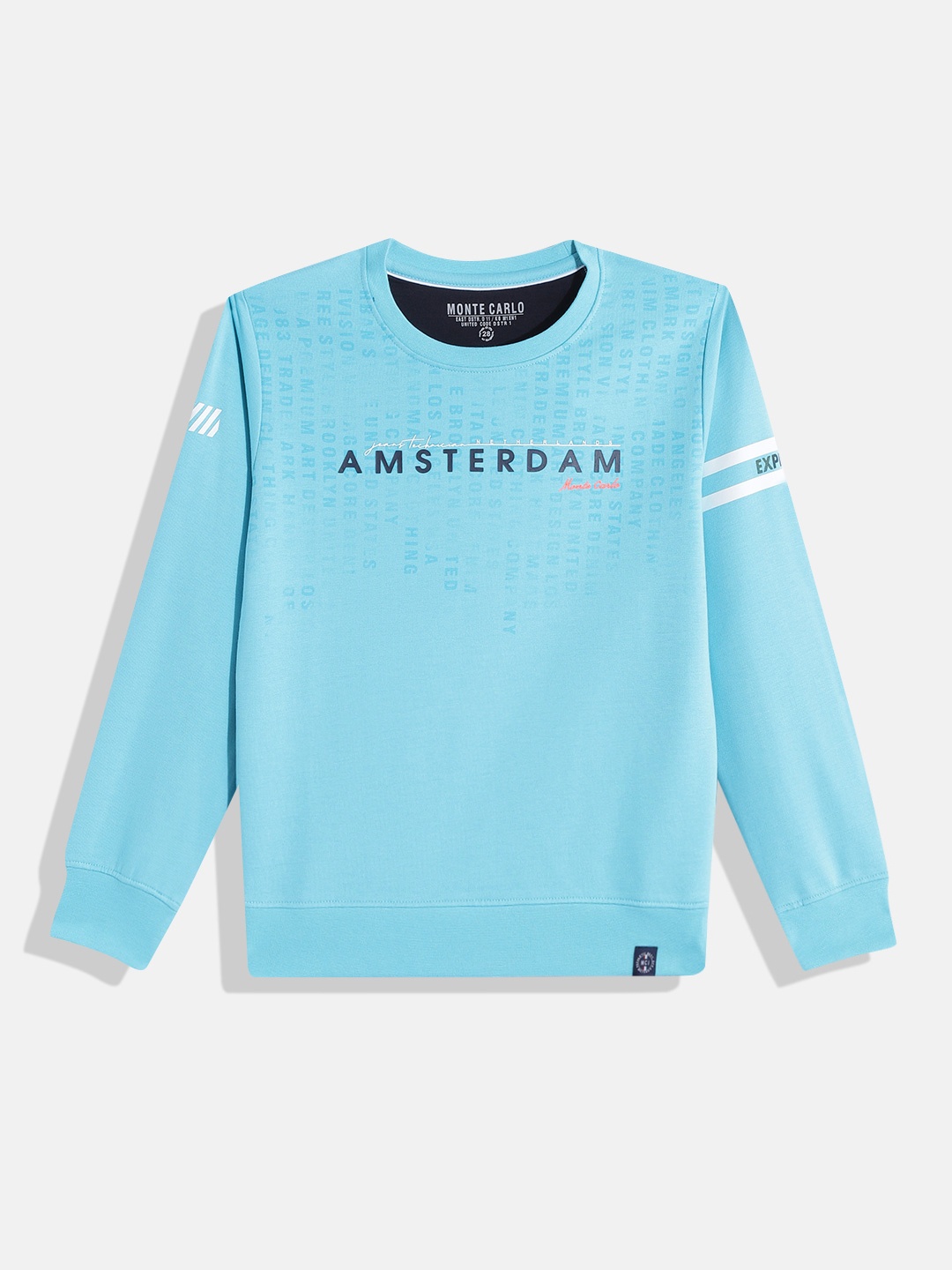 

Monte Carlo Boys Blue Printed Sweatshirt