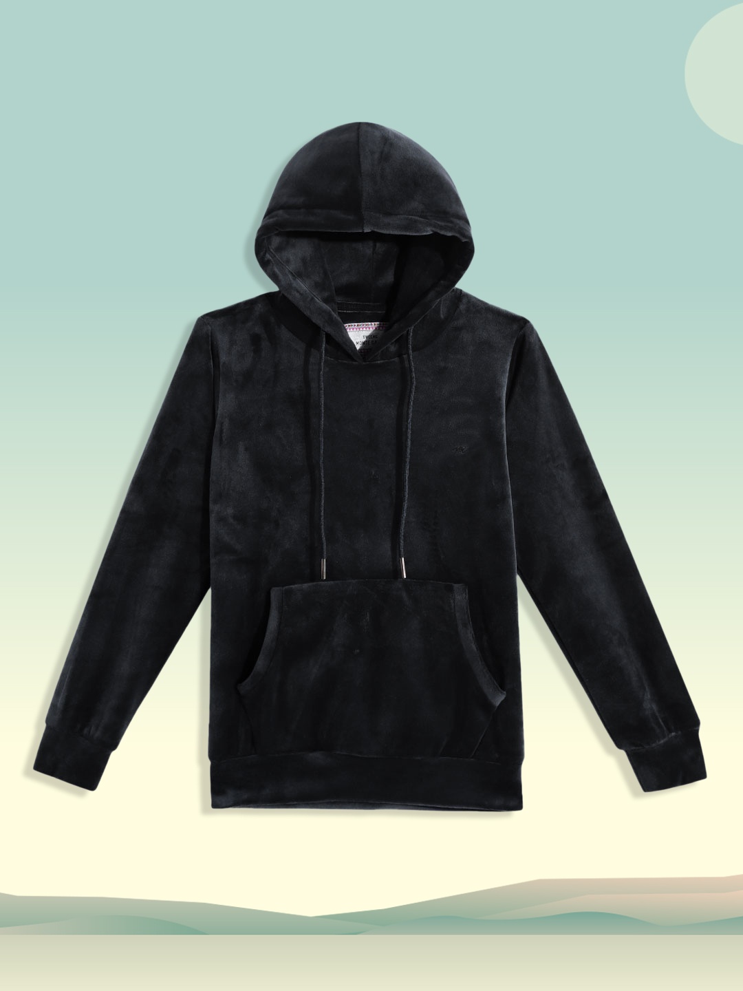 

Monte Carlo Girls Black Solid Hooded Sweatshirt