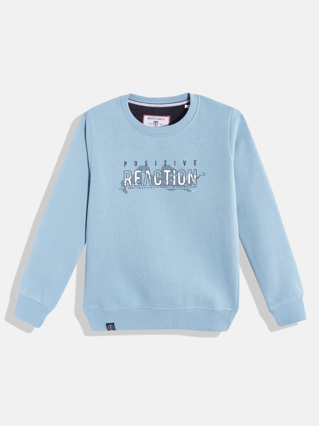 

Monte Carlo Boys Blue Solid Sweatshirt