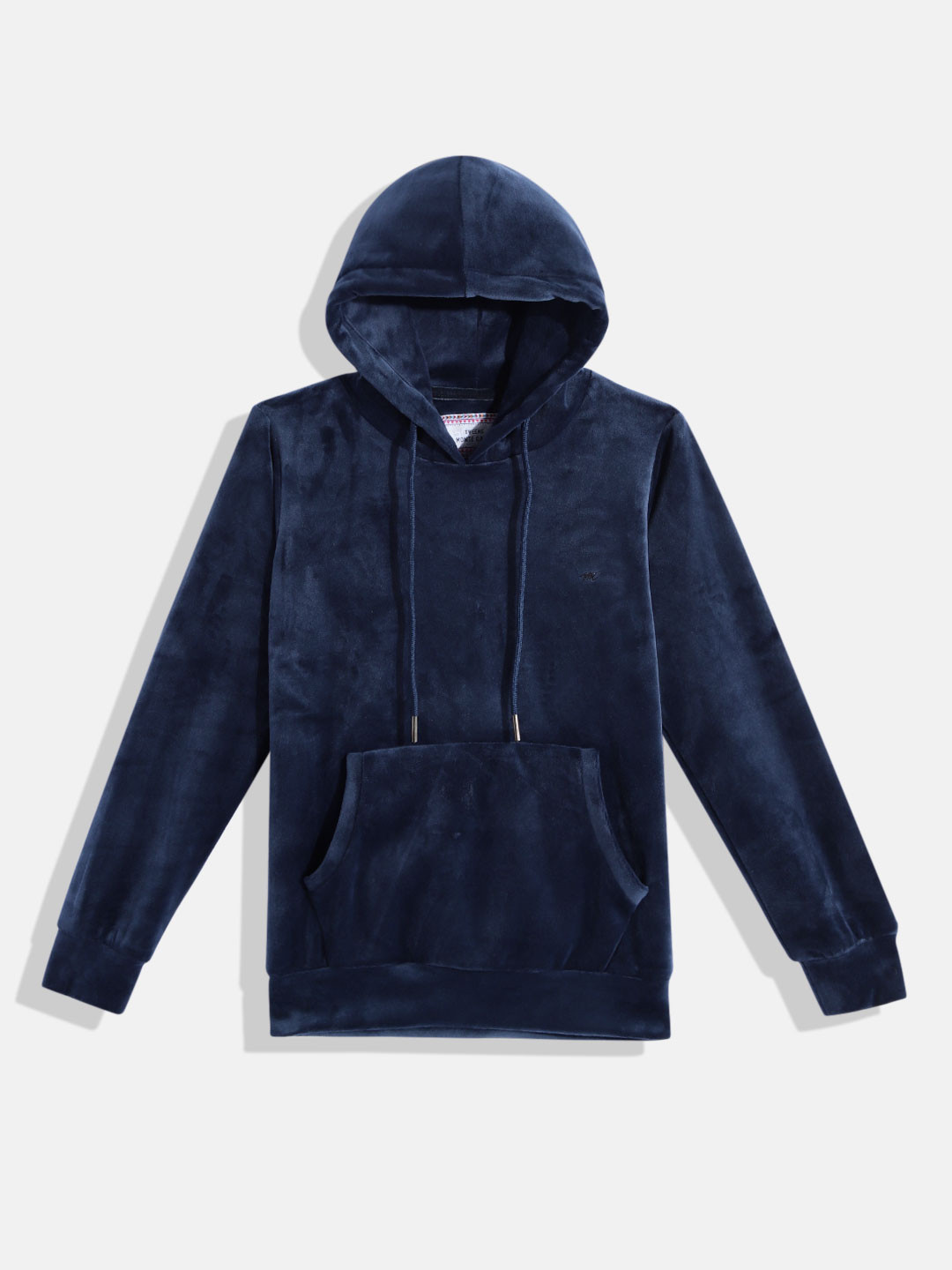 

Monte Carlo Girls Navy Blue Solid Hooded Sweatshirt