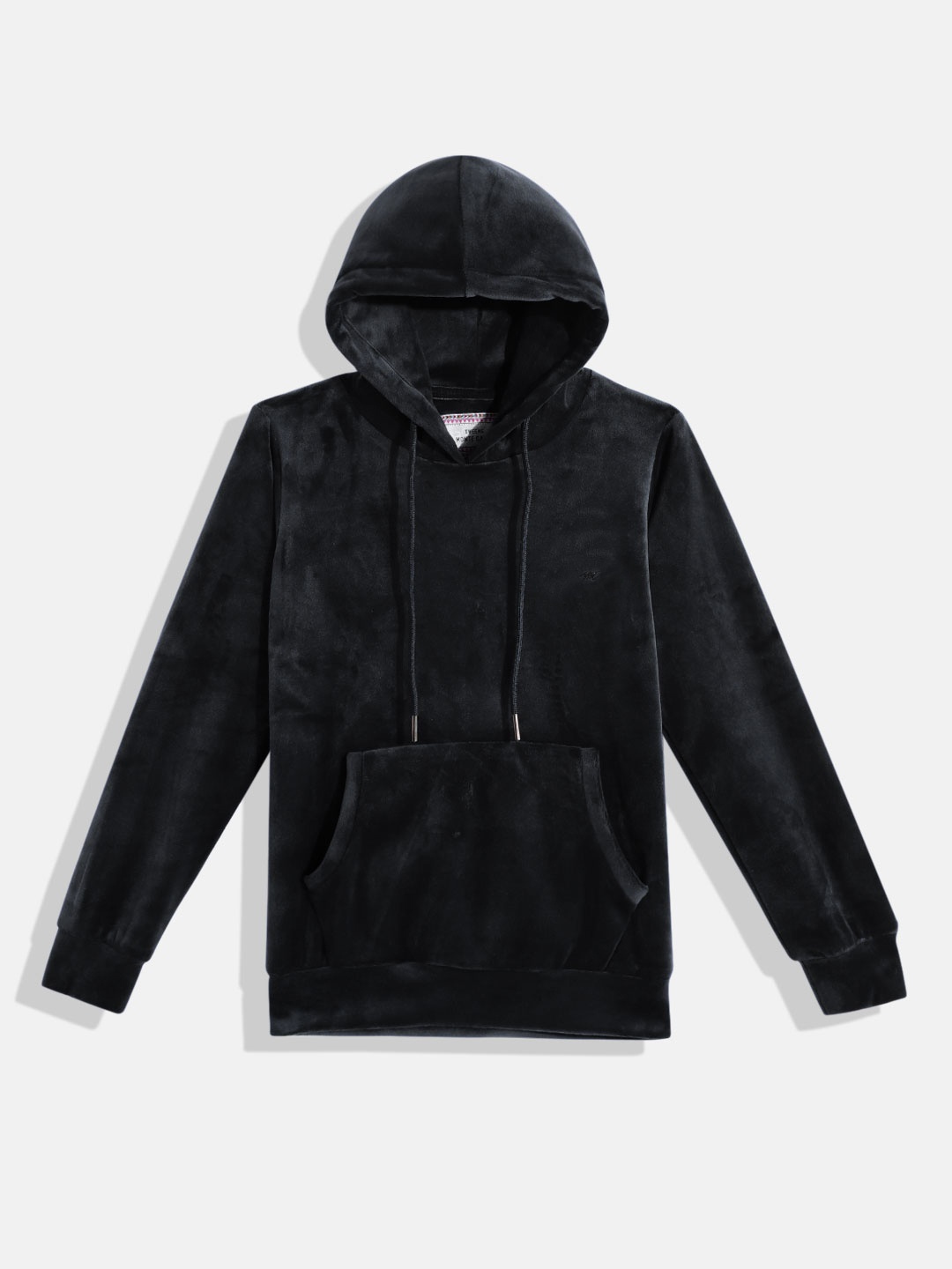 

Monte Carlo Teen Girls Black Solid Hooded Sweatshirt