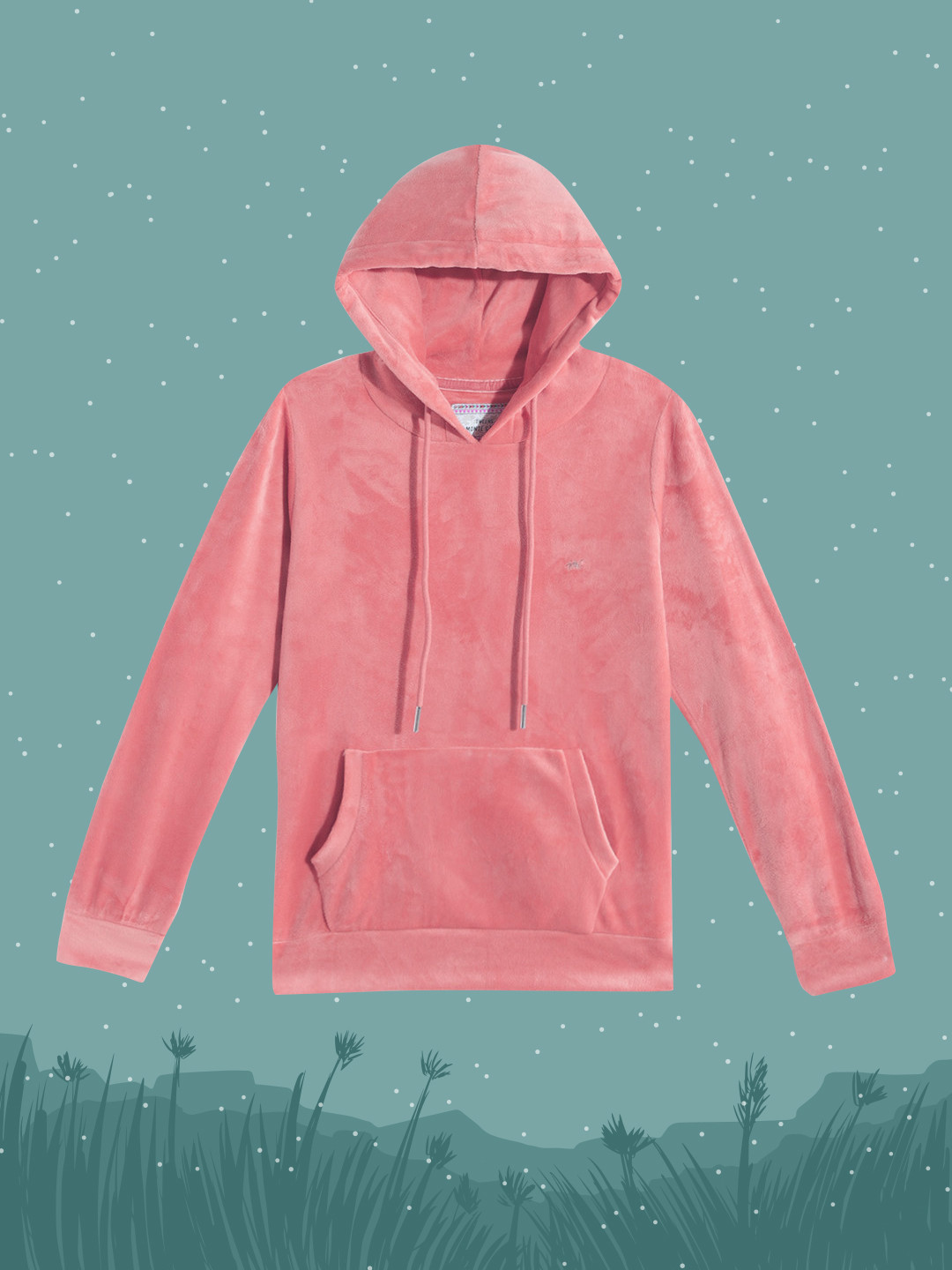 

Monte Carlo Girls Pink Solid Hooded Sweatshirt