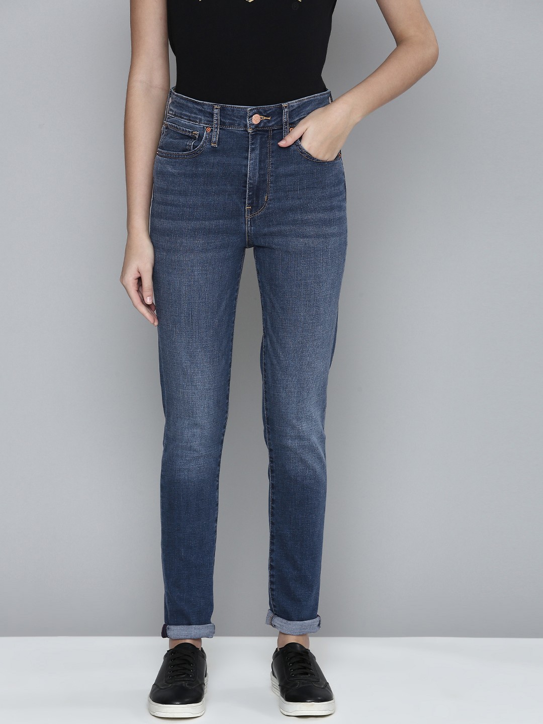

Levis Women Blue Skinny Fit High-Rise Light Fade Stretchable Casual Jeans