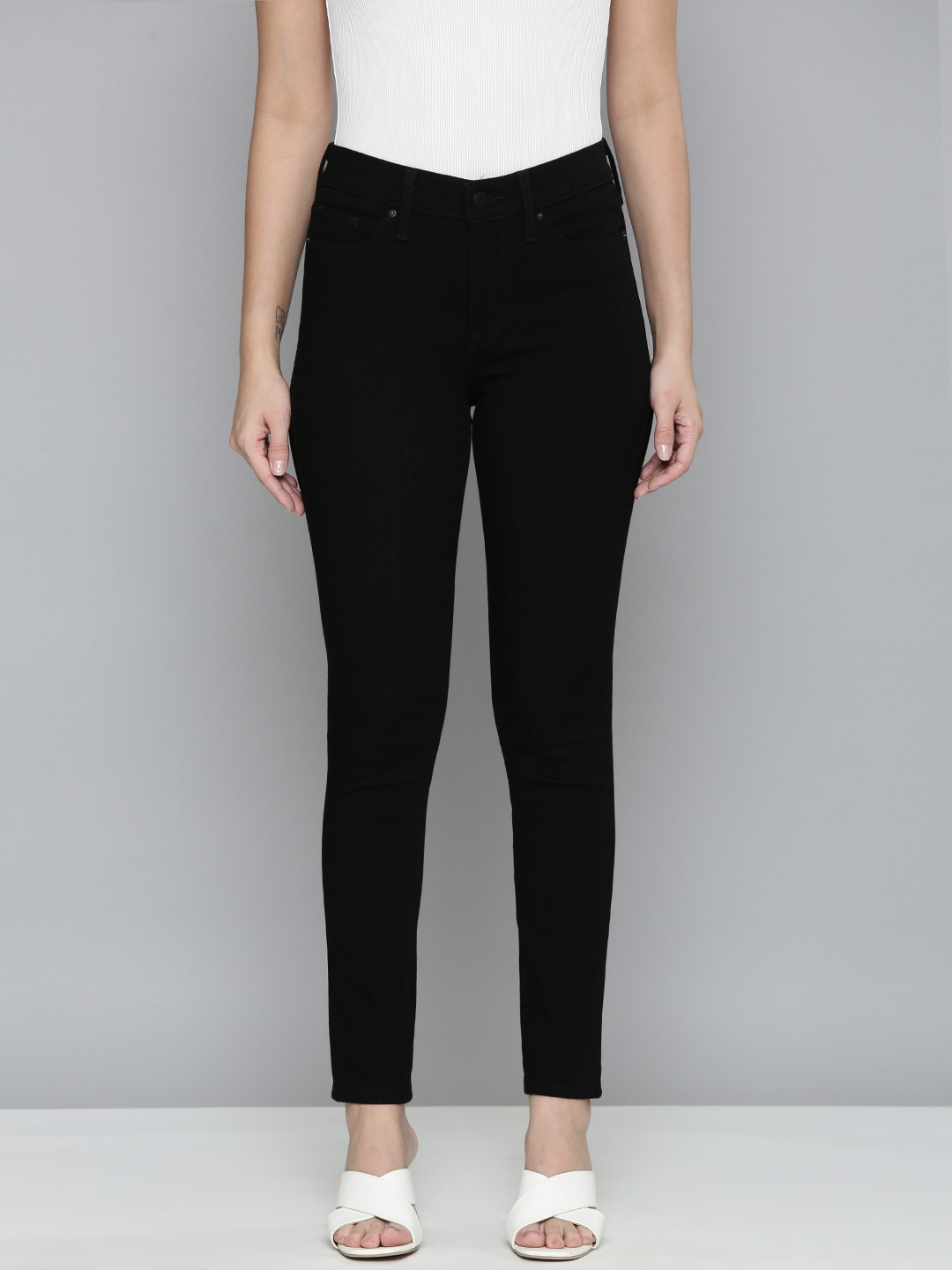 

Levis Women Black 311 Skinny Fit High-Rise Stretchable Jeans