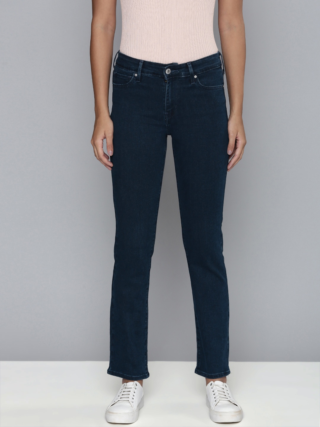 

Levis Women Blue 712 Slim Fit Mid Rise Stretchable Jeans