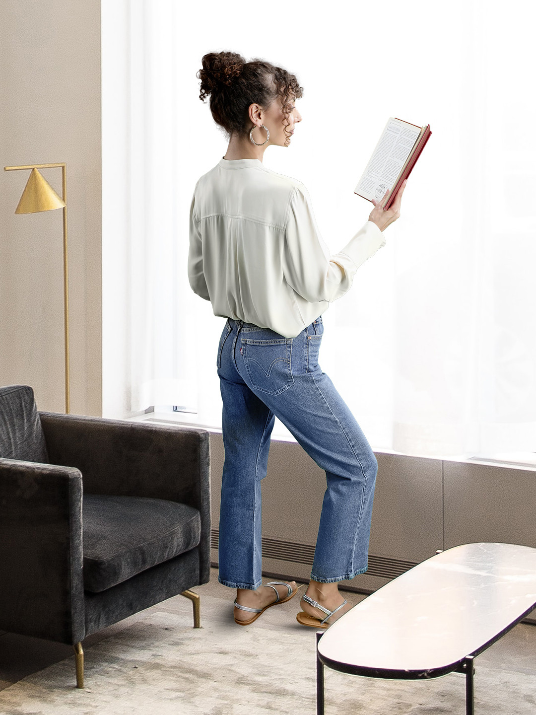 

Levis Women Blue Bootcut Fit High-Rise Light Fade Stretchable Jeans