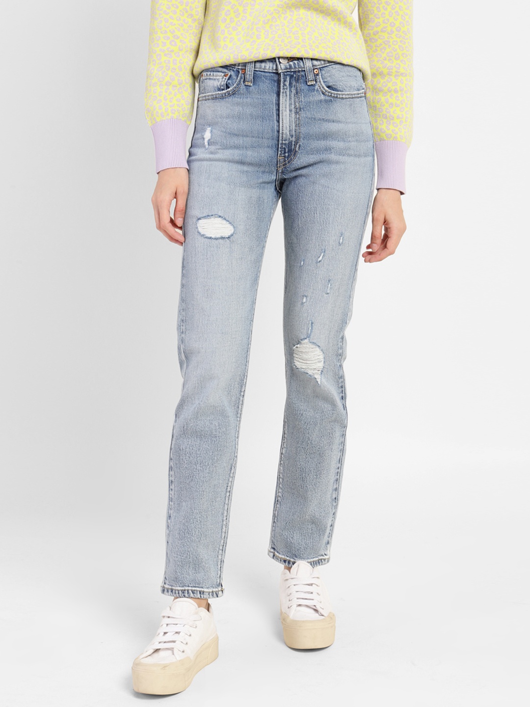

Levis Women 70s Flare High-Rise Jeans, Blue
