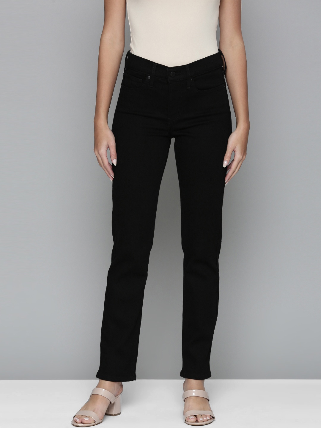 

Levis Women Black 312 Slim Fit Stretchable Jeans