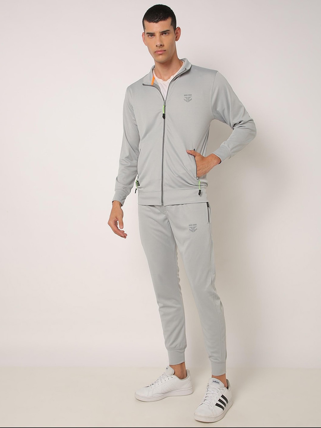 

Sports52 wear Men Solid Sports Tracksuit, Grey