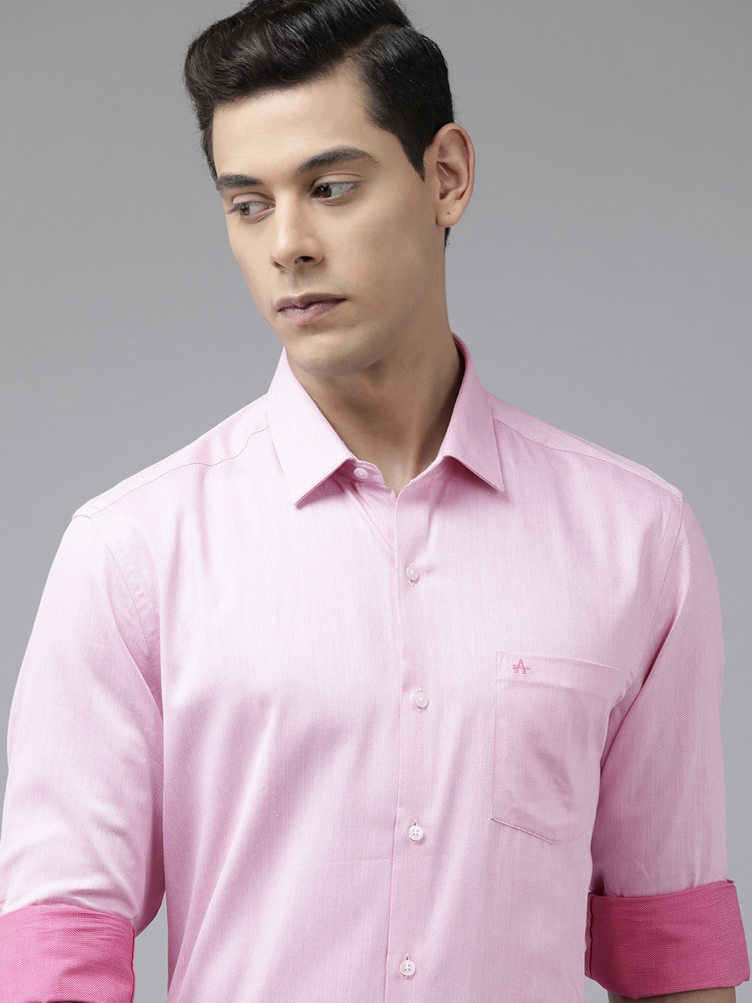 

Arrow Men Pink Original Slim Fit Pure Cotton Casual Shirt