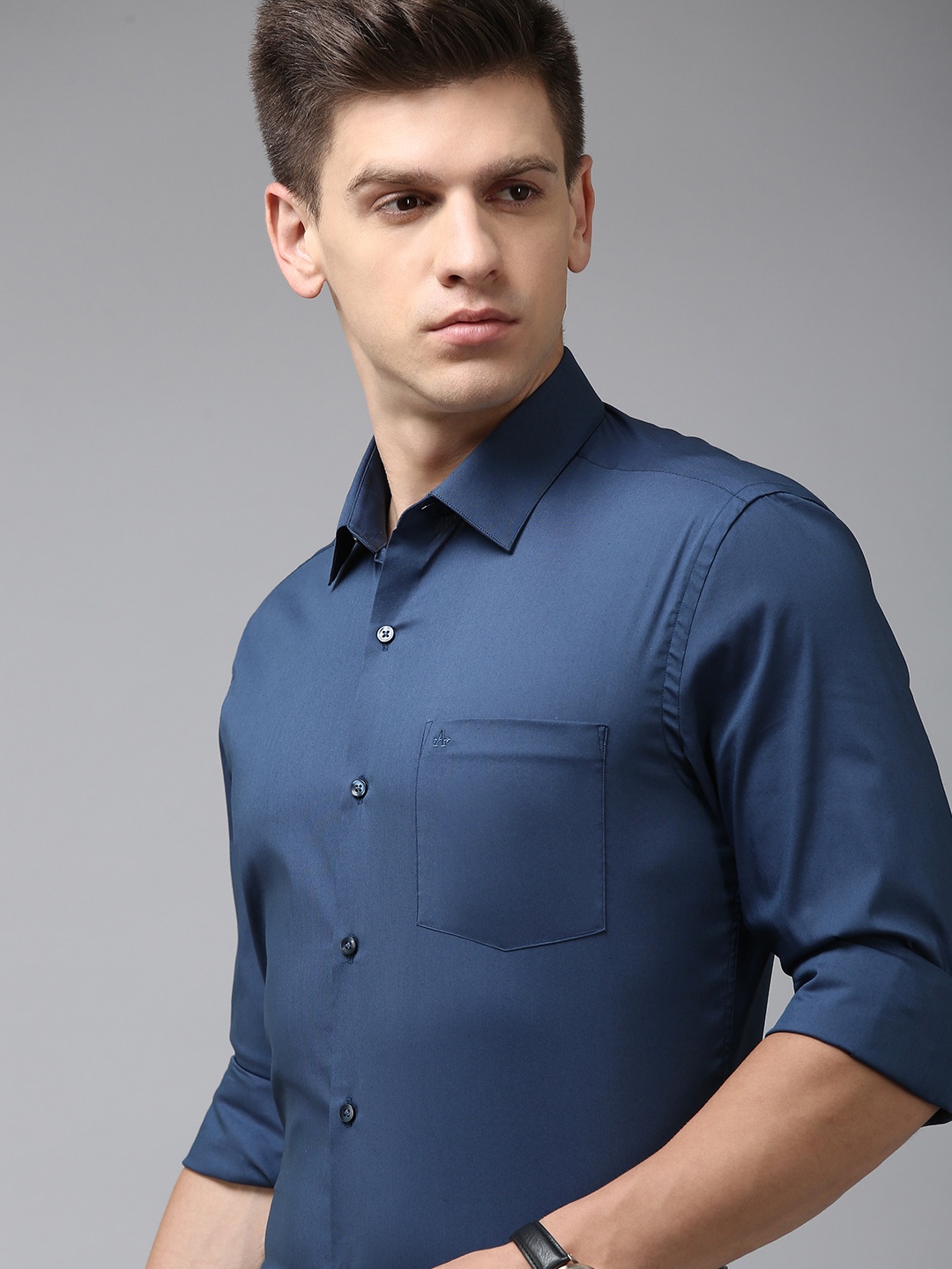 

Arrow Men Solid Original Slim Fit Formal Shirt, Blue