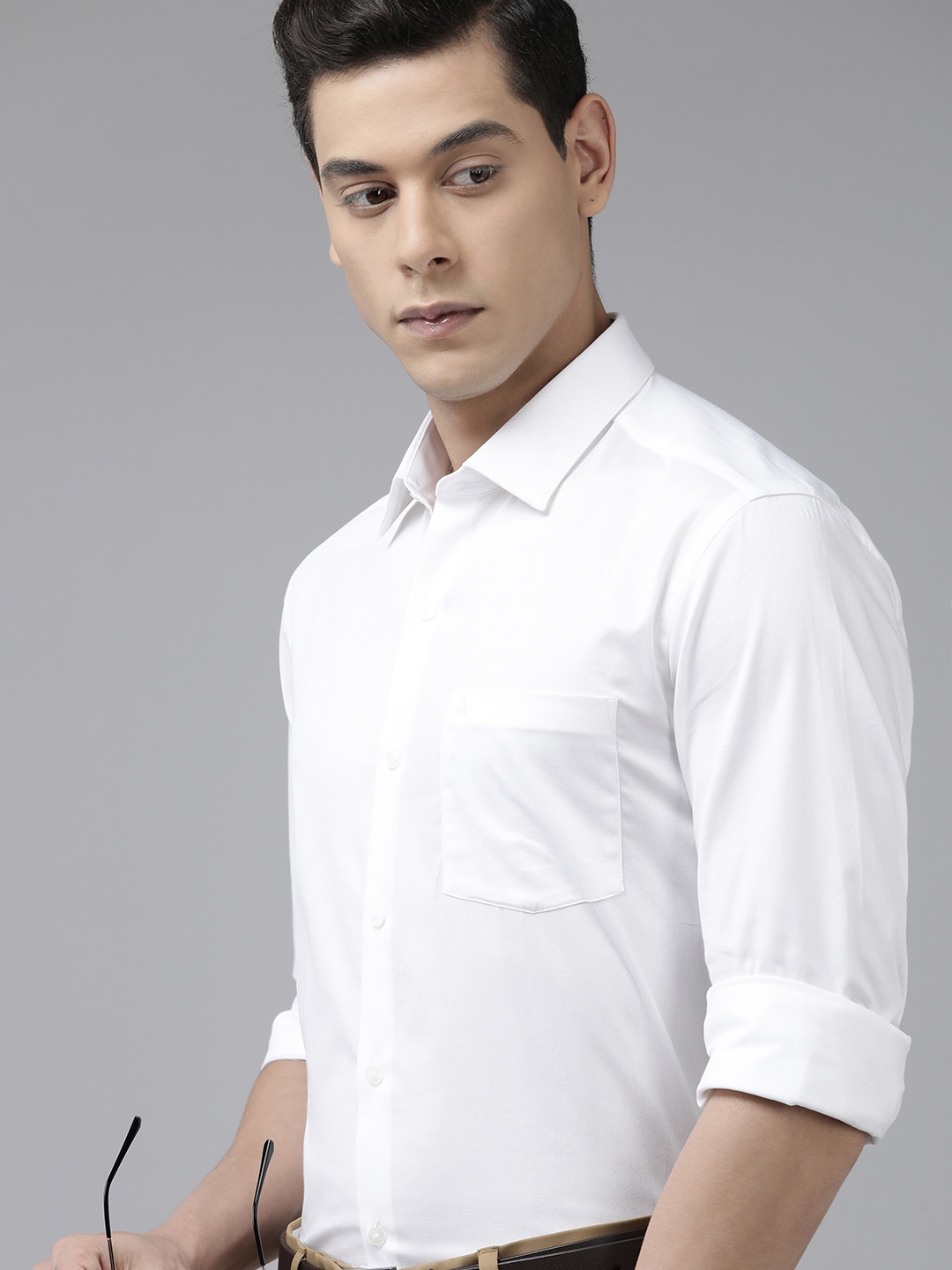 

Arrow Men White Original Slim Fit Pure Cotton Casual Shirt