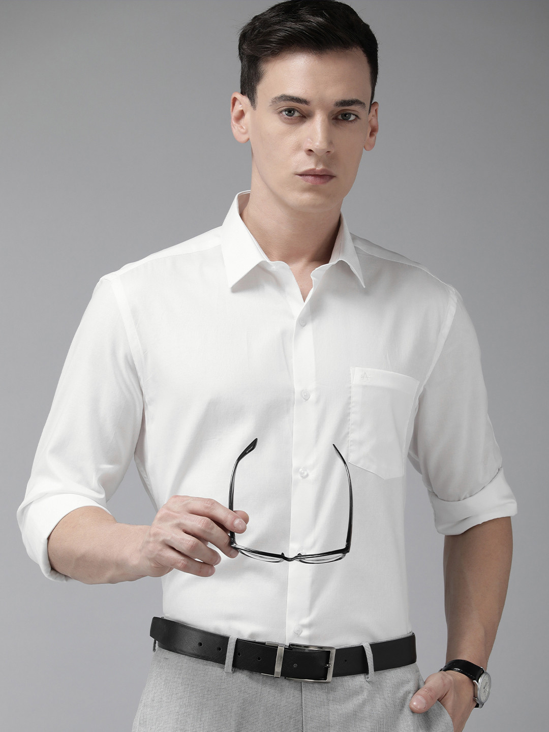

Arrow Men White Manhattan Slim Fit Formal Shirt