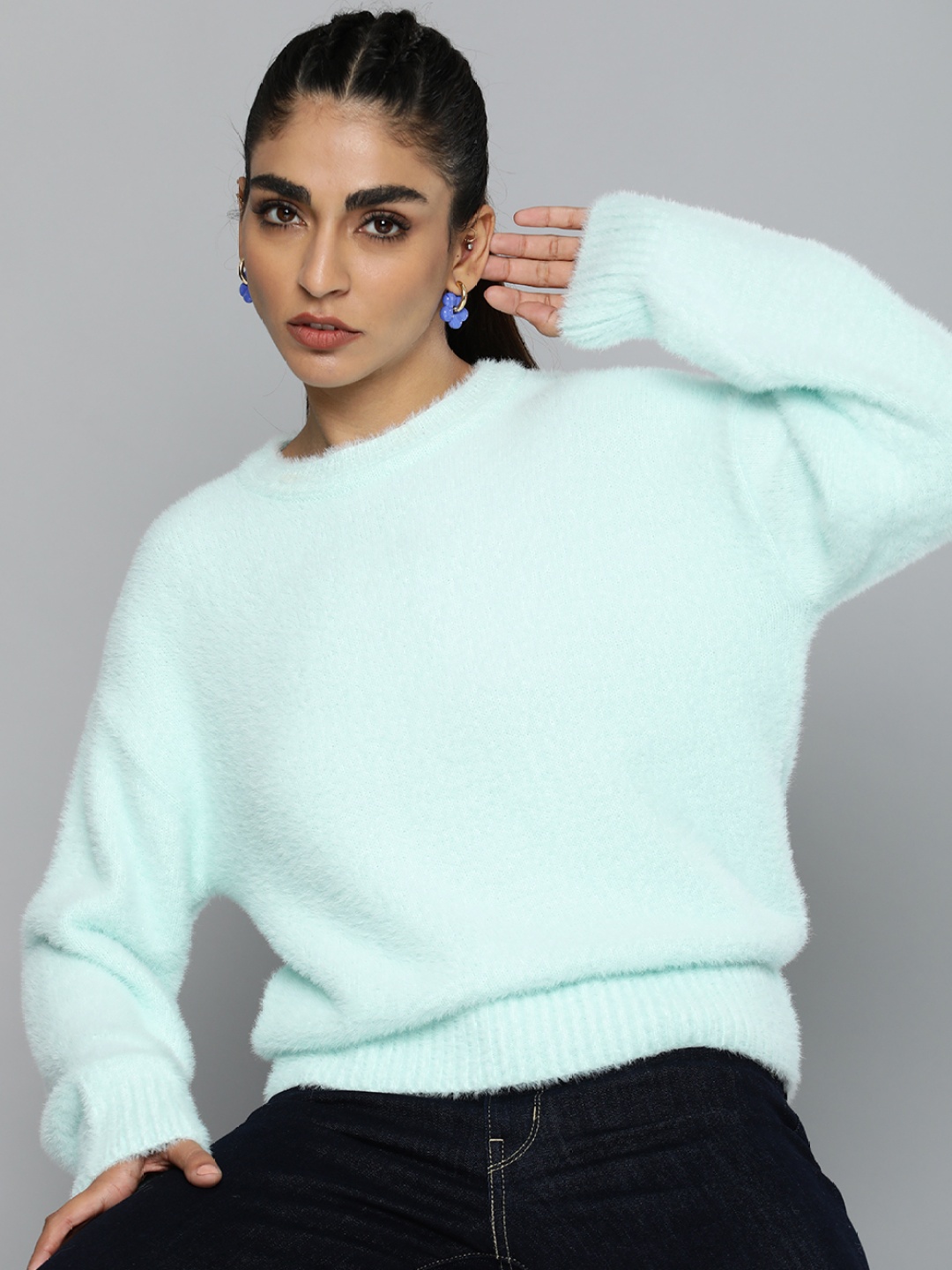 

Levis Women Blue Sweatshirt