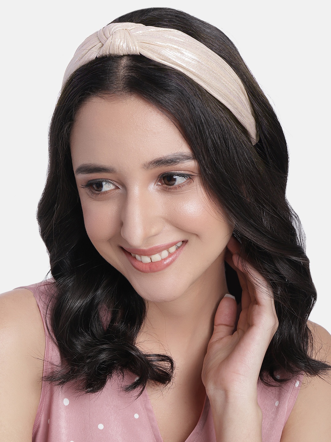 

DressBerry Women Shimmer Hairband, Pink