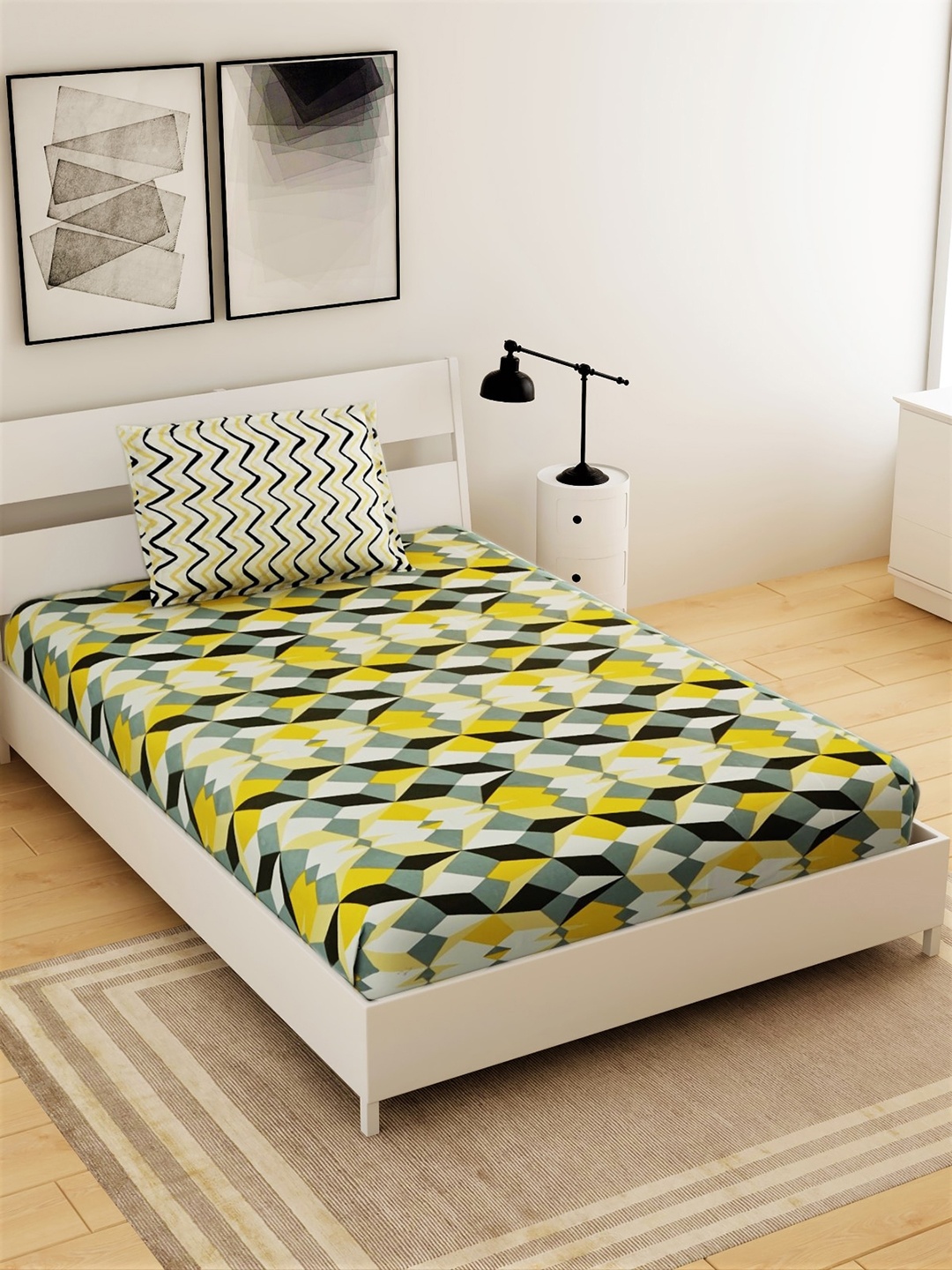 

Salona Bichona Unisex Yellow Bedsheets