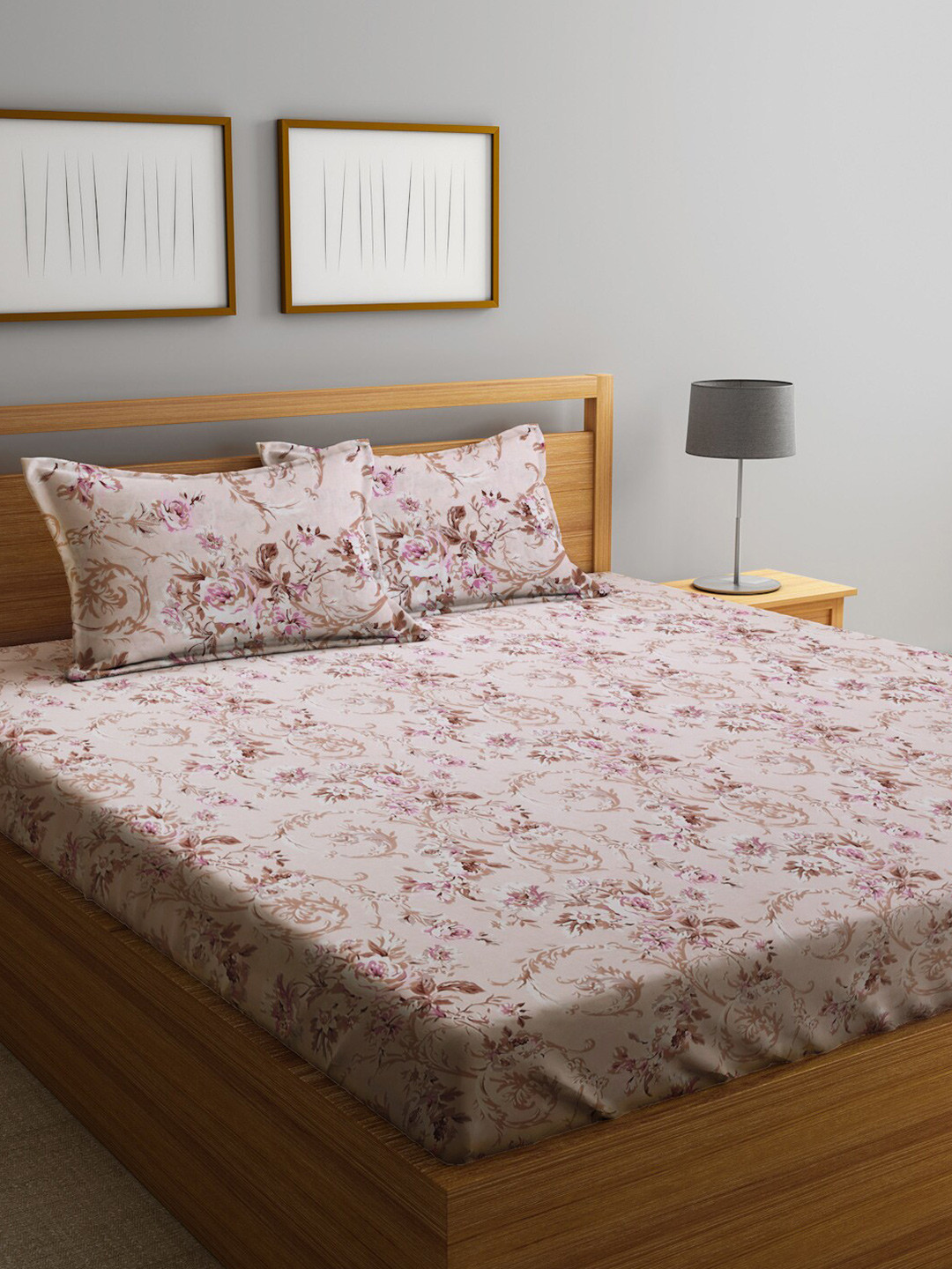 

KLOTTHE Unisex Multi Bedsheets, Brown