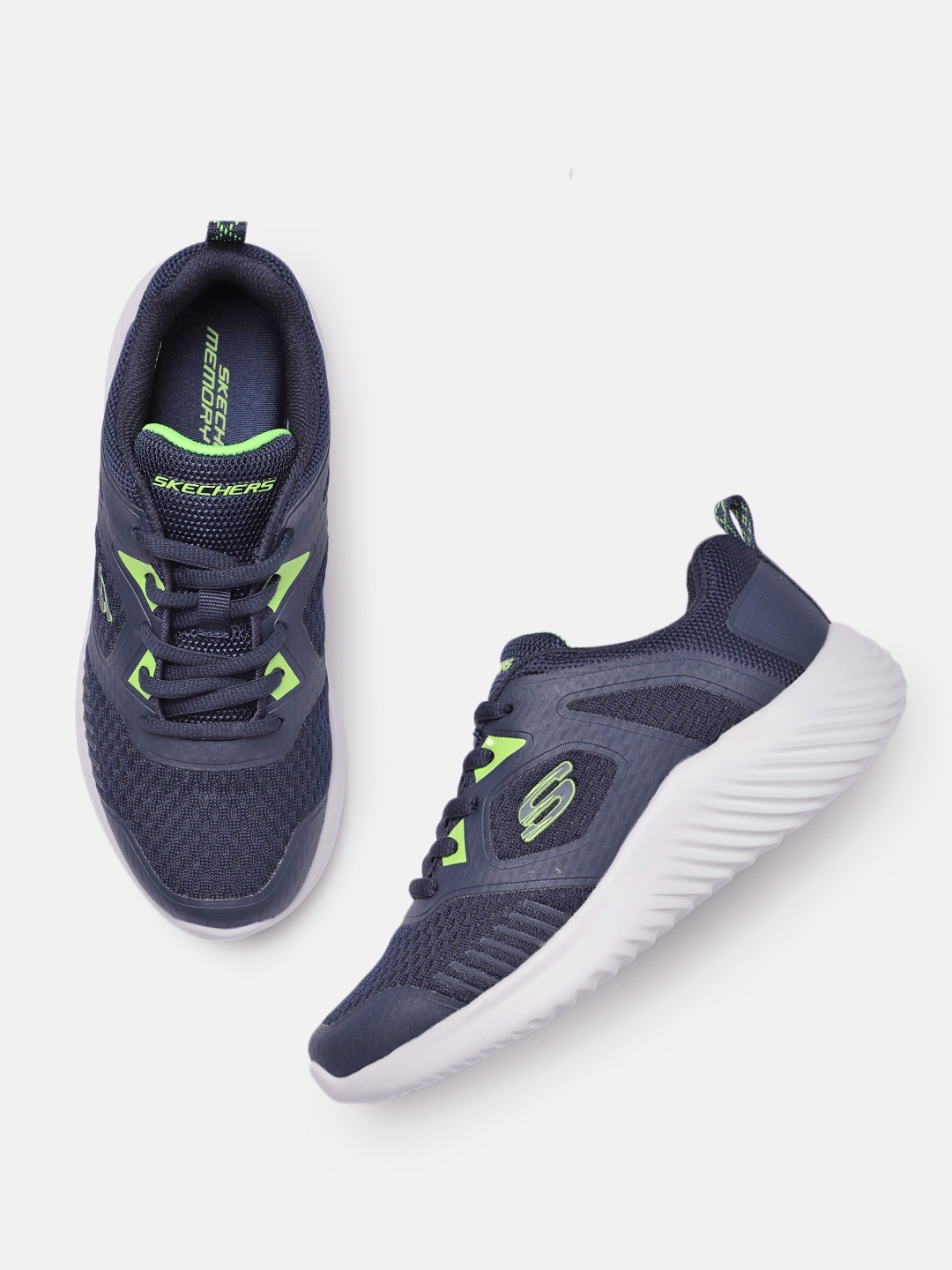 

Skechers Boys Bounder Sneakers, Navy blue