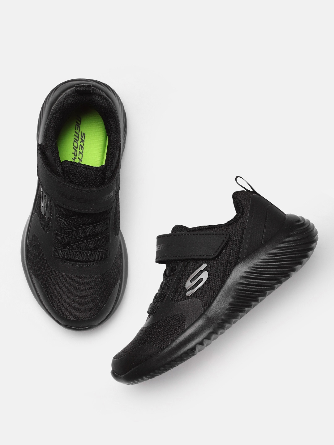 

Skechers Boys Bounder Gorven Sneakers, Black