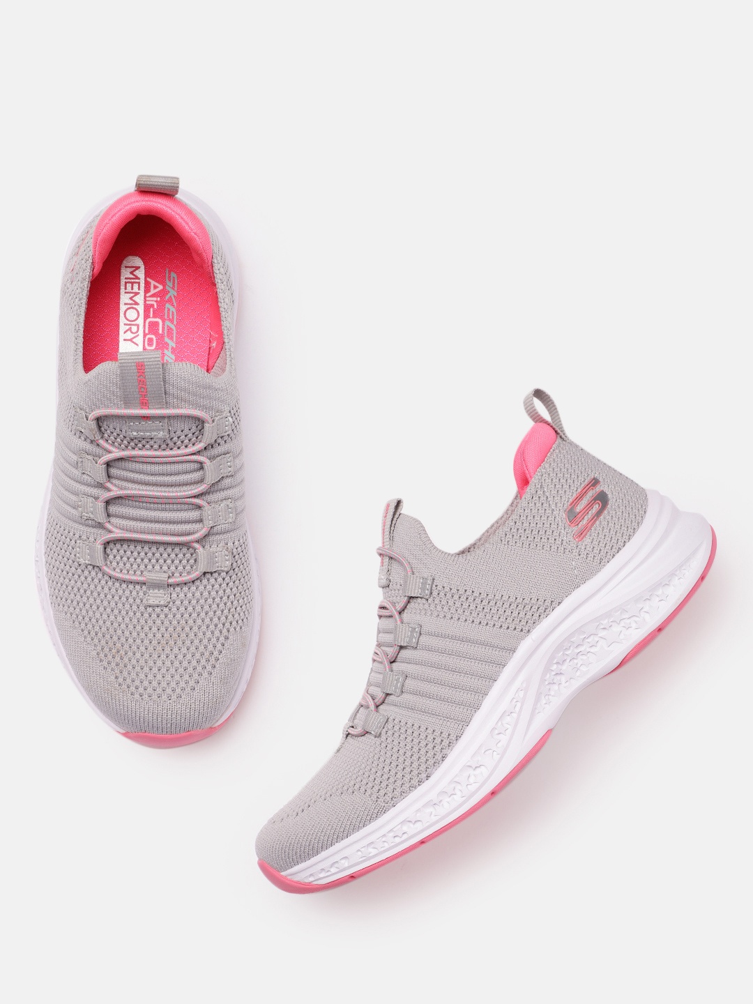 

Skechers Girls Star Speeder Bright Force Slip-On Sneakers, Grey