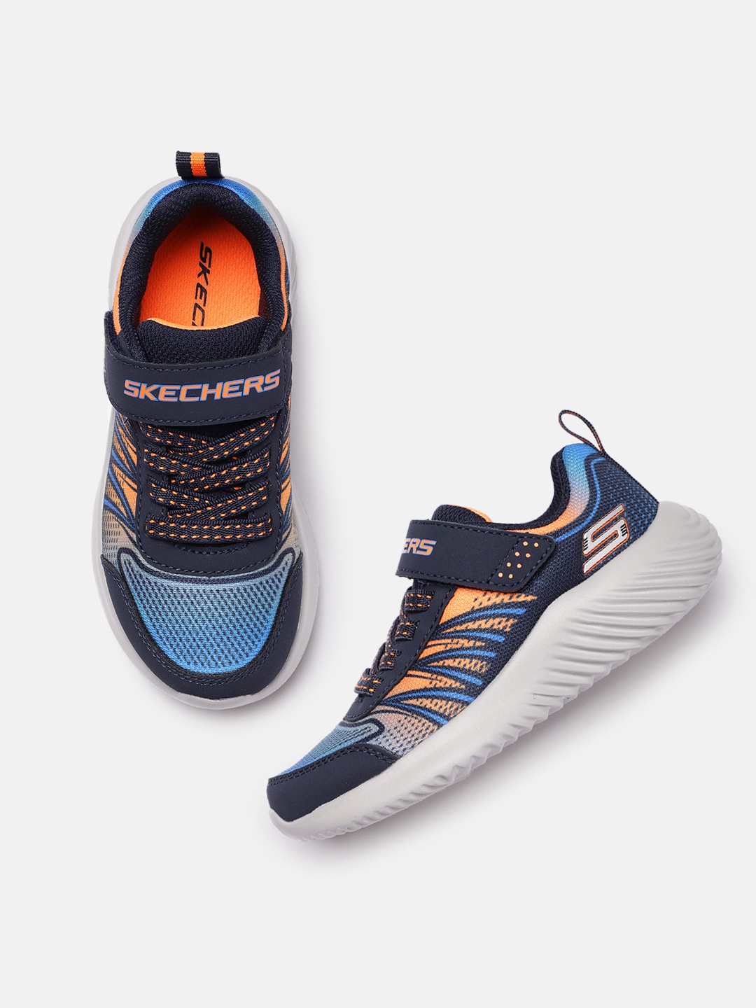 

Skechers Boys Bounder Zatic Sneakers, Navy blue