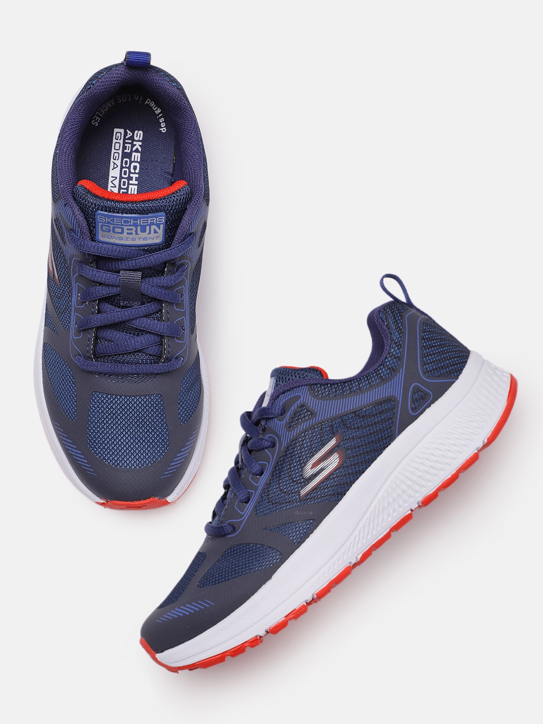 

Skechers Boys Go Run Consistent Vurlox Sneakers, Navy blue