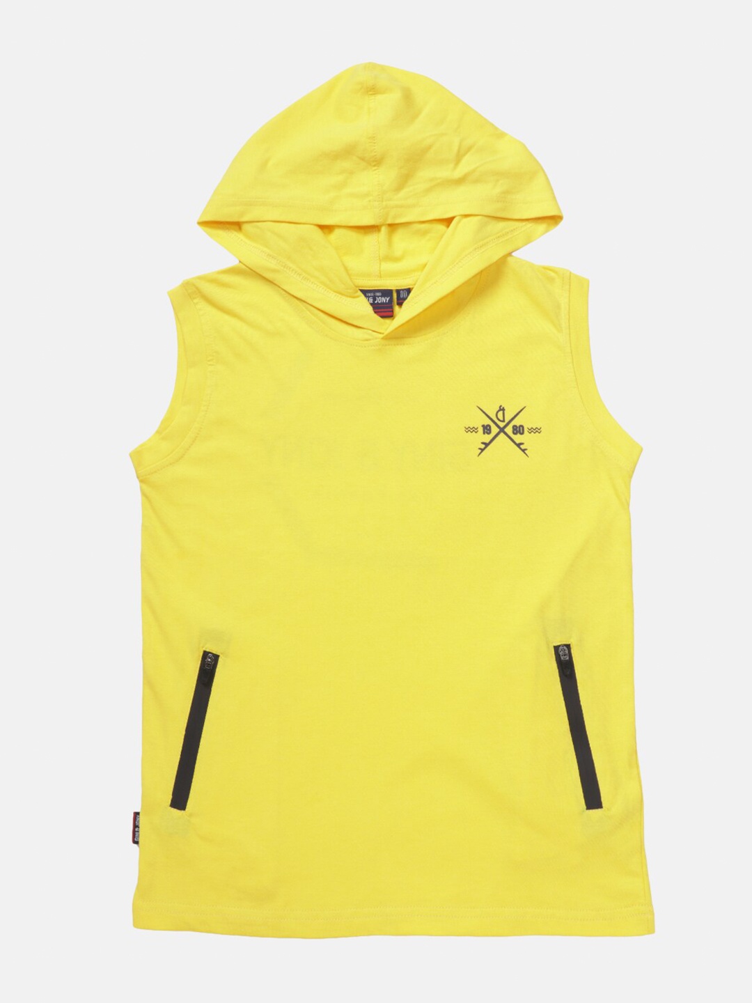 

Gini and Jony Boys Yellow Applique T-shirt