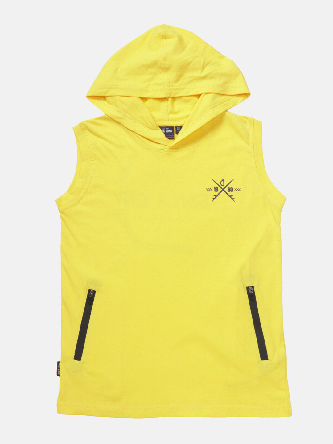 

Gini and Jony Boys Yellow Applique T-shirt