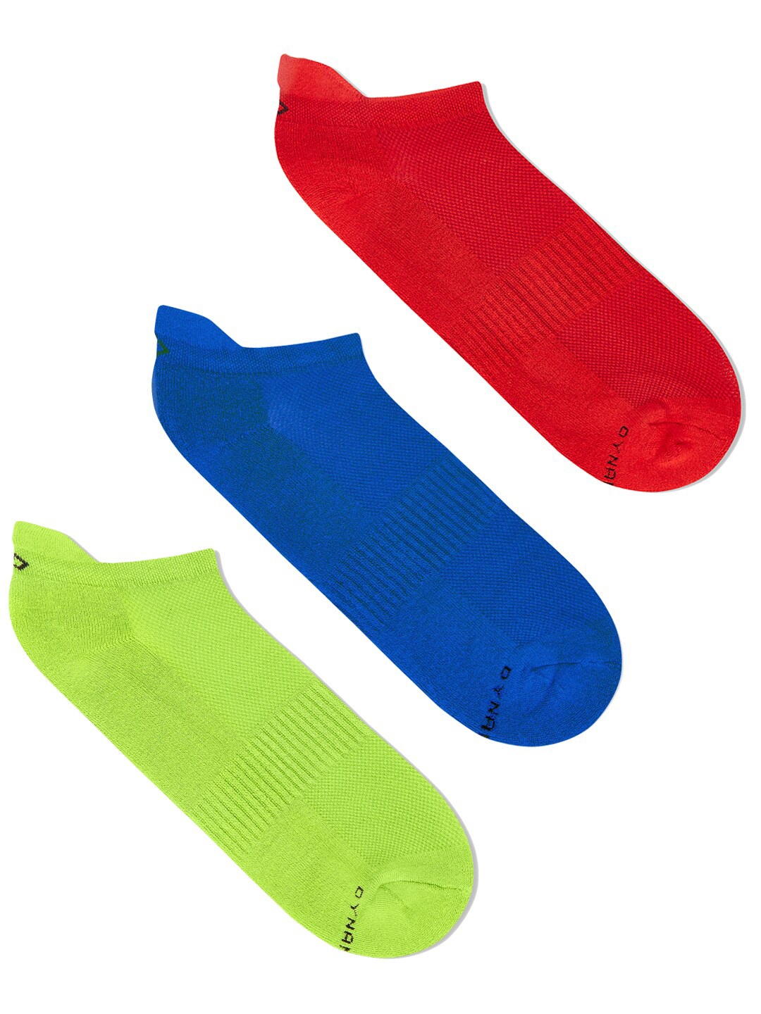 

Dynamocks Men Pack Of 3 Solid Bamboo Ankle-Length Socks, Green