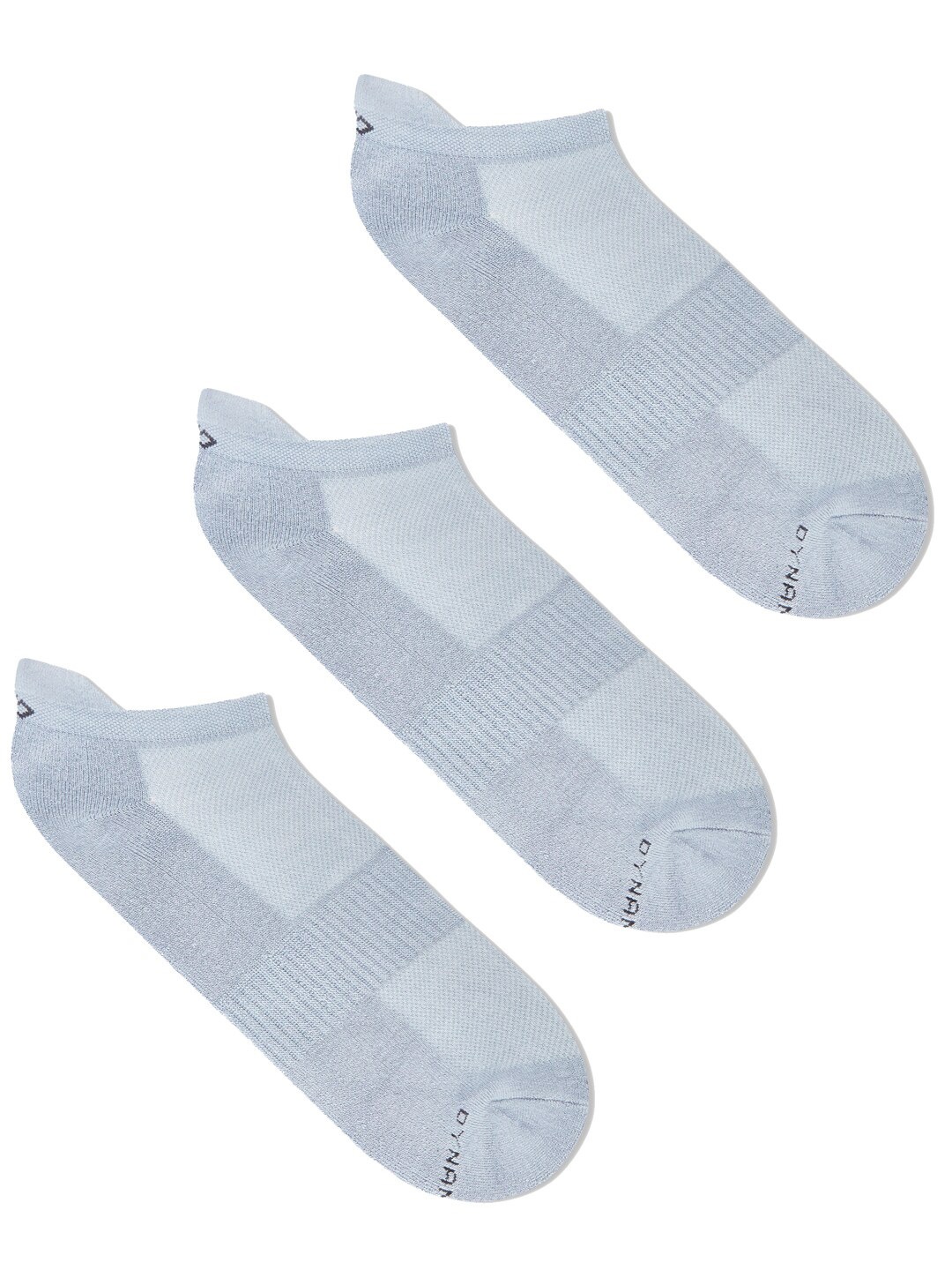 

Dynamocks Men Pack of 3 Grey Solid Bamboo Ankle Length Socks