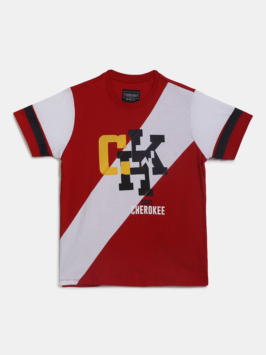 

V-Mart Boys Red Typography Printed T-shirt