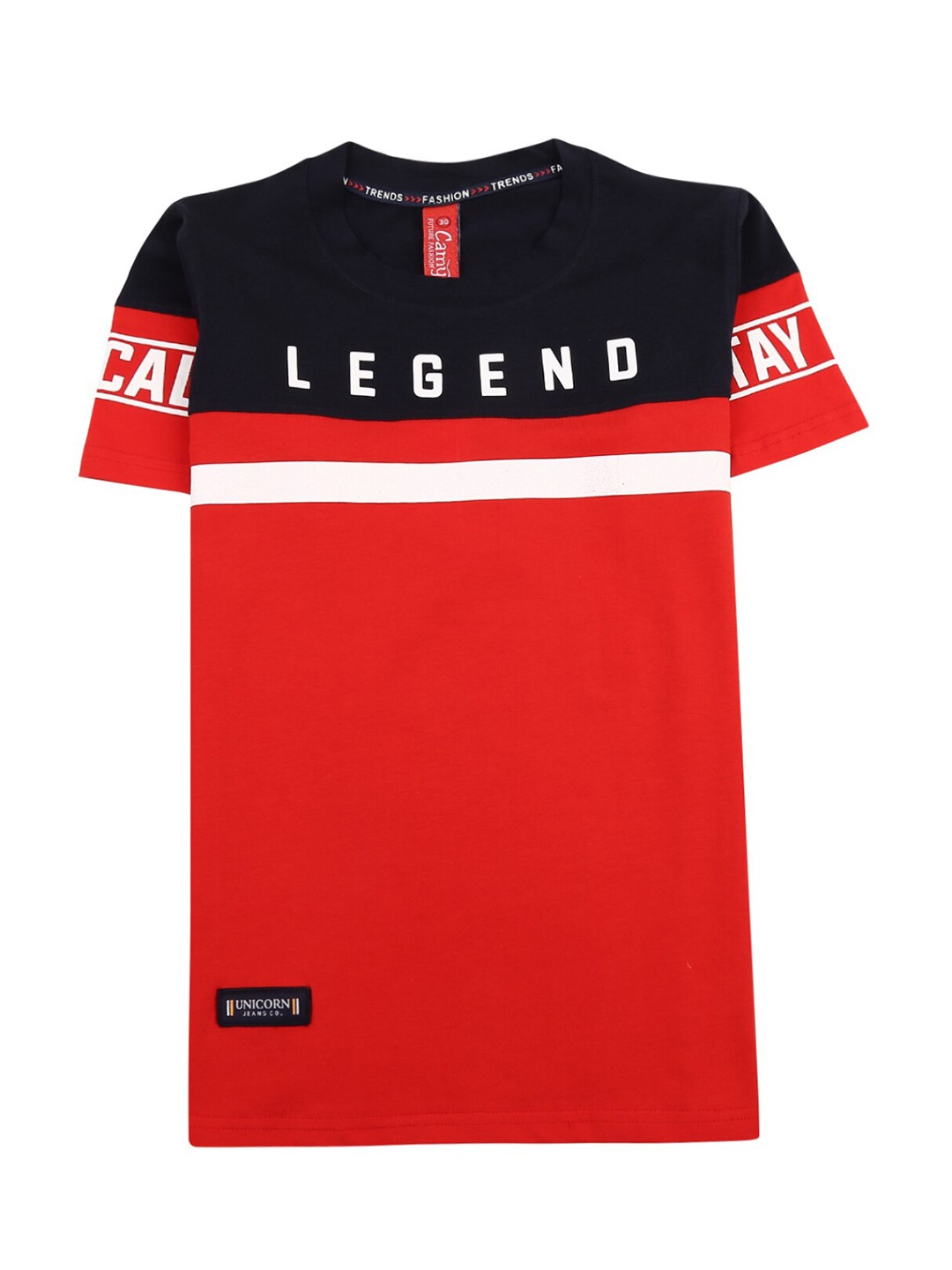 

V-Mart Boys Red Polo Collar T-shirt